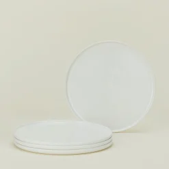 Simple Porcelain Salad Plate, Set of 4