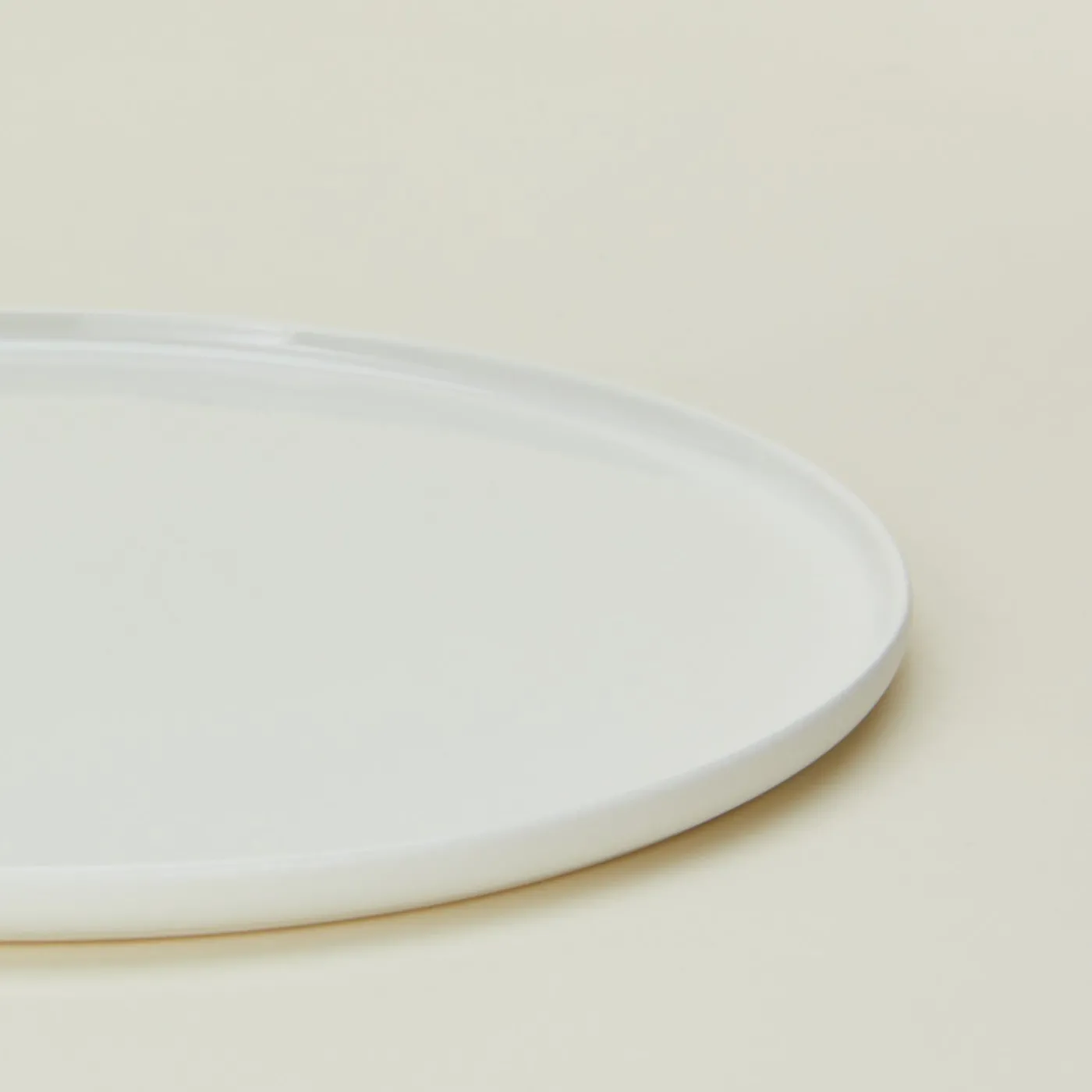 Simple Porcelain Salad Plate, Set of 4