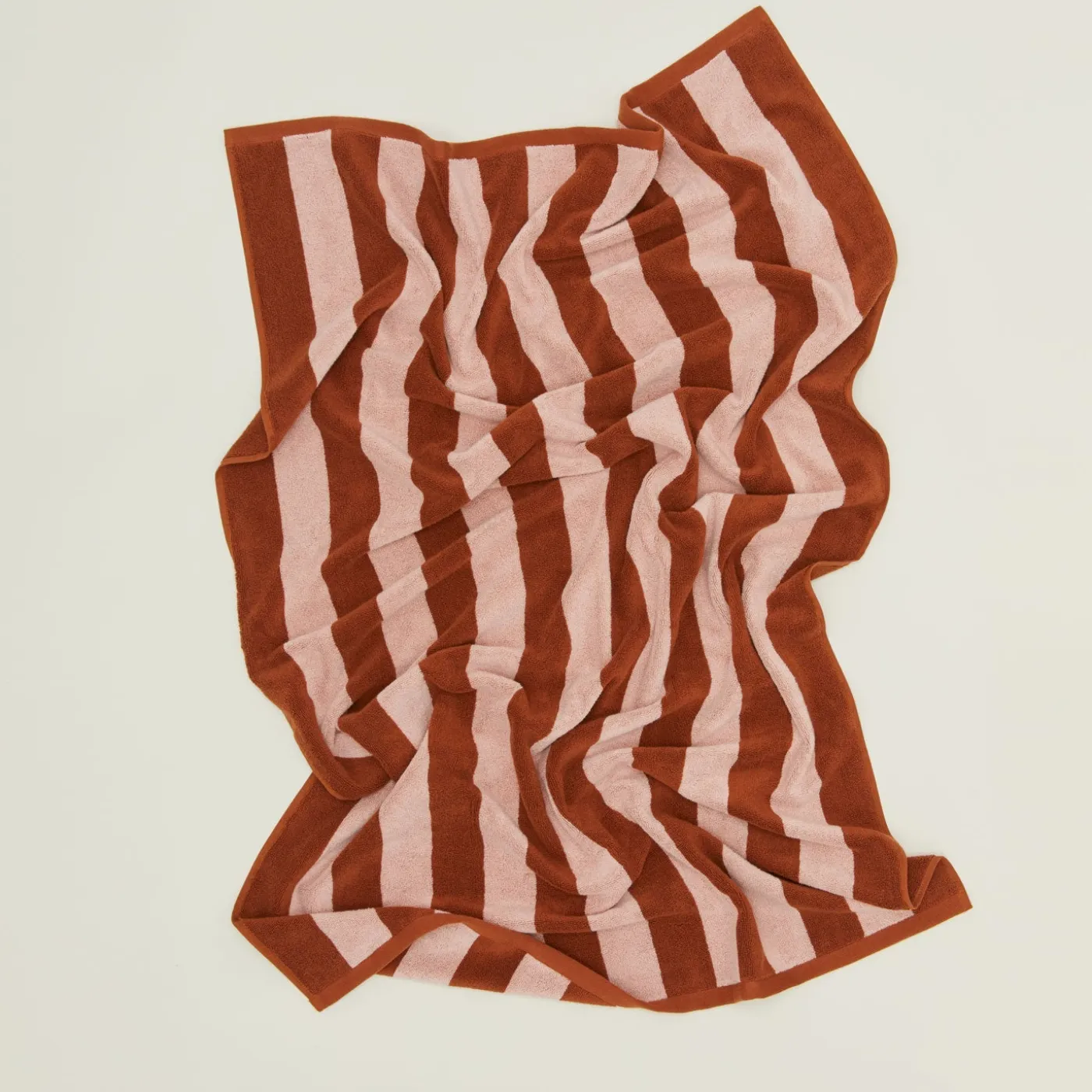 Simple Striped Terry Beach Towel
