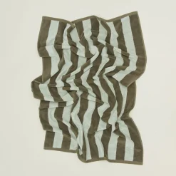 Simple Striped Terry Beach Towel