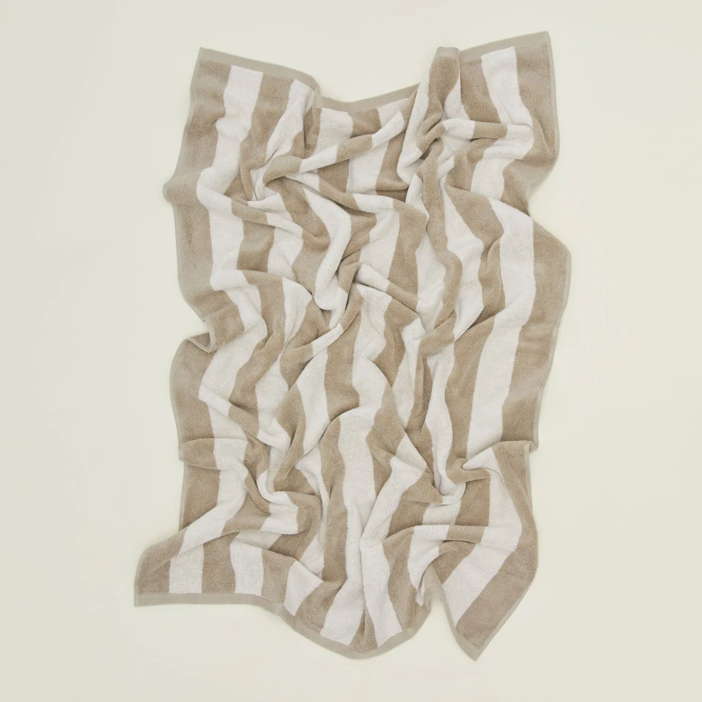 Simple Striped Terry Beach Towel