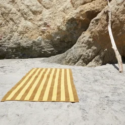 Simple Striped Terry Beach Towel