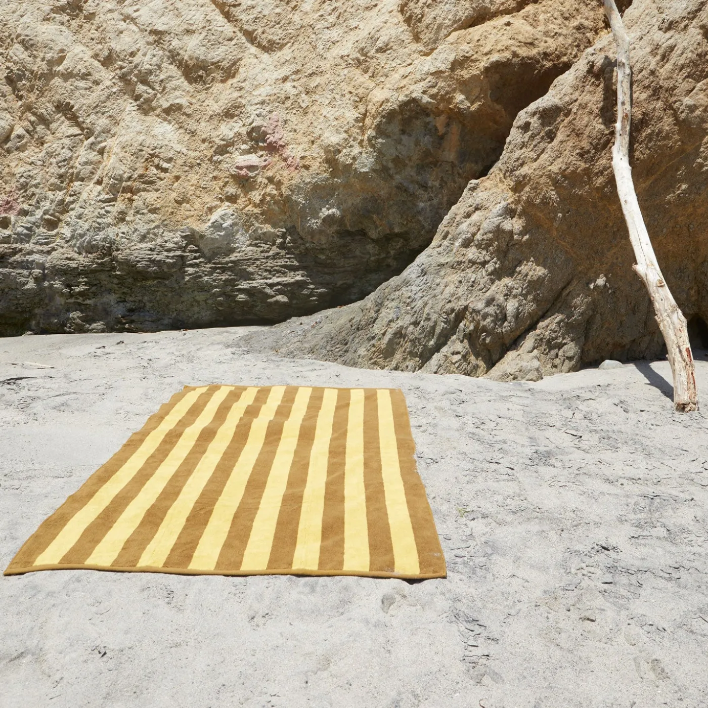 Simple Striped Terry Beach Towel