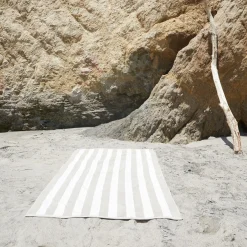 Simple Striped Terry Beach Towel