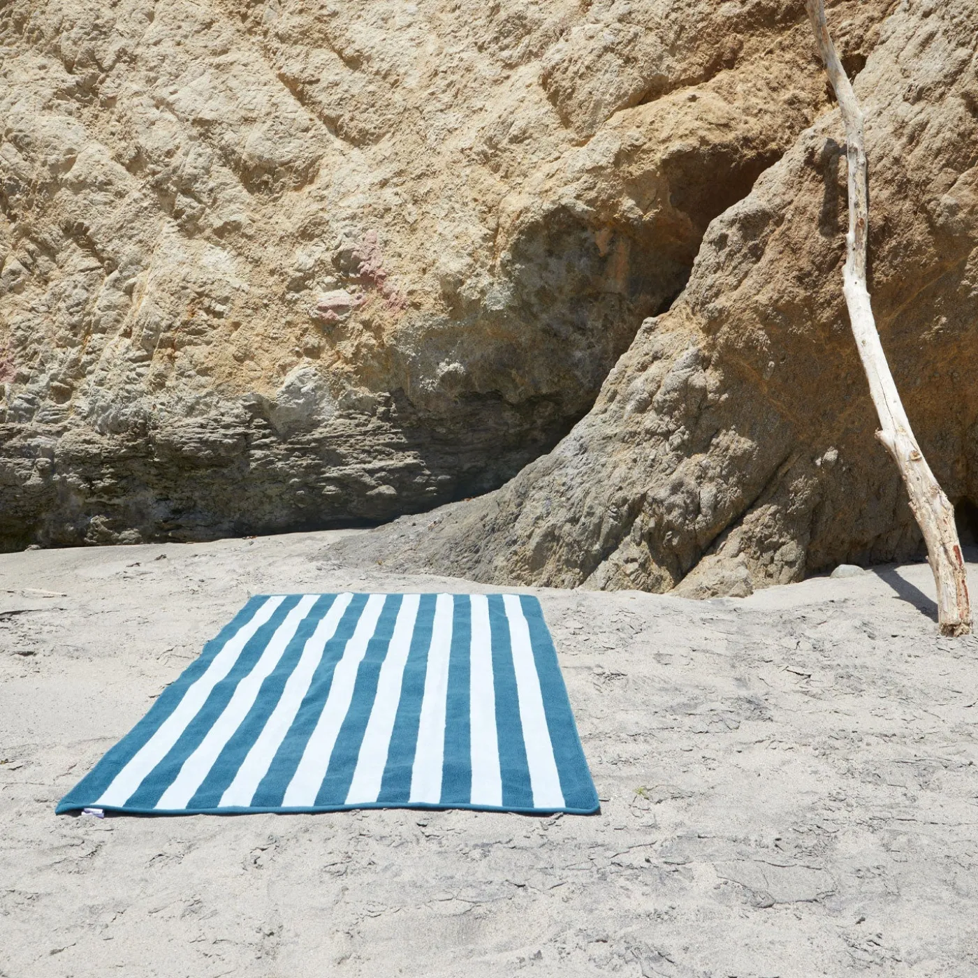 Simple Striped Terry Beach Towel