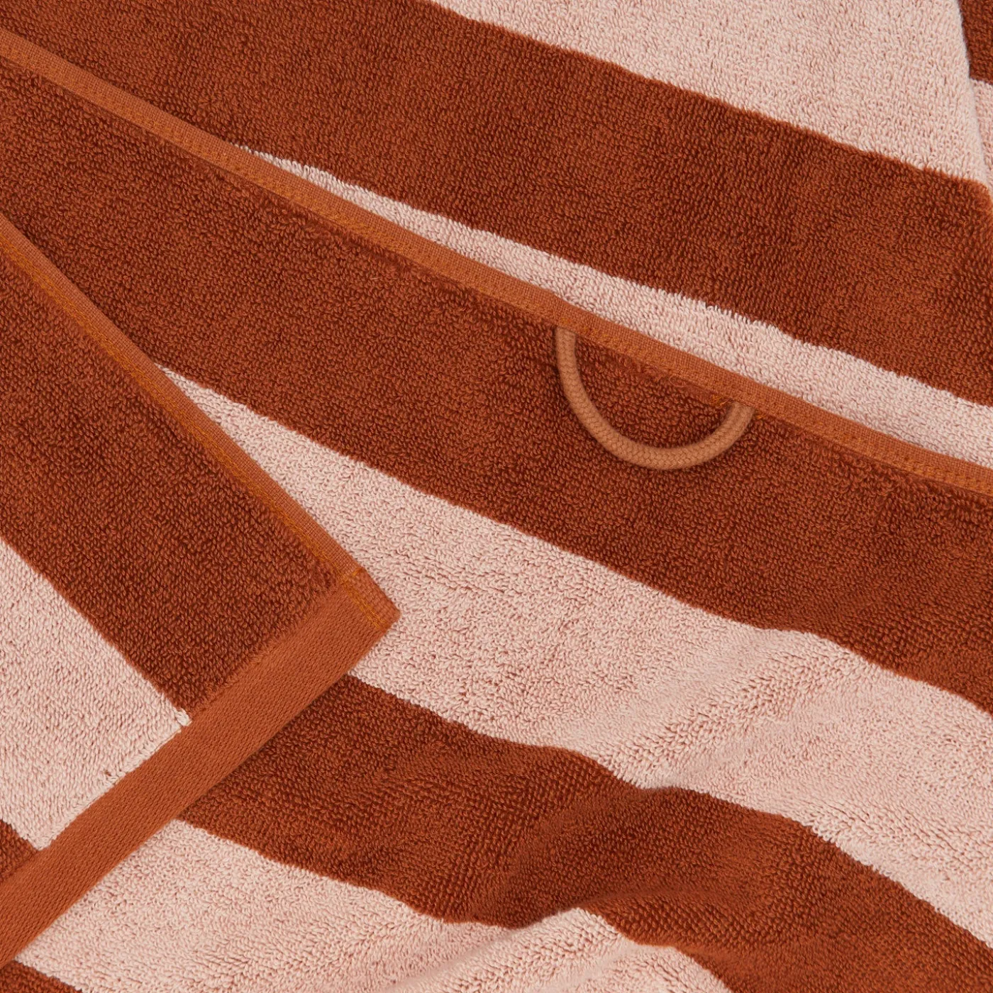Simple Striped Terry Beach Towel
