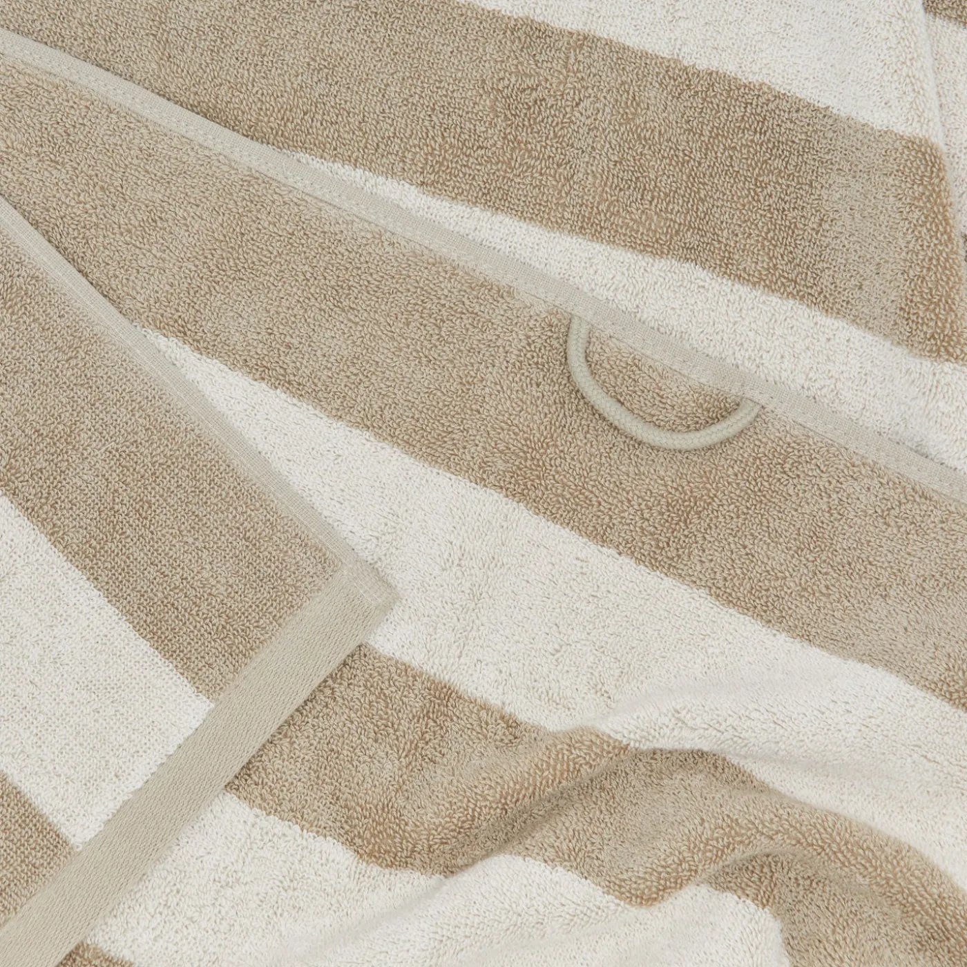 Simple Striped Terry Beach Towel