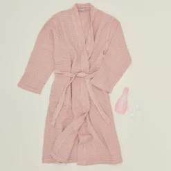 Simple Waffle Bathrobe