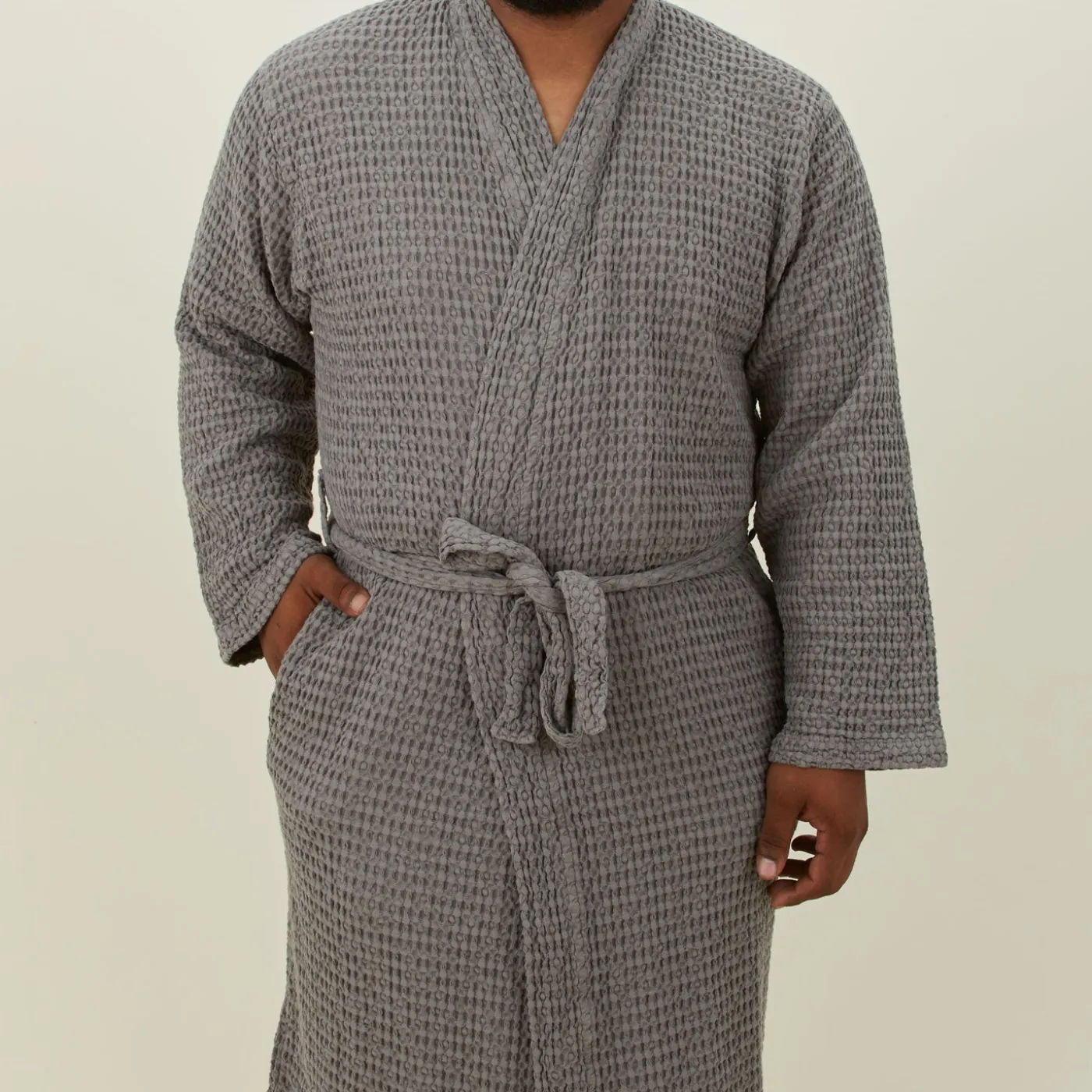 Simple Waffle Bathrobe