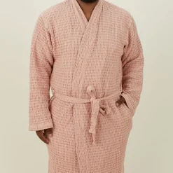 Simple Waffle Bathrobe