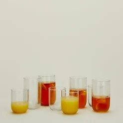 Small Seeded Glass, Set of 4
