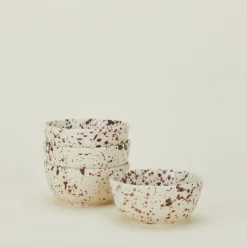 Splatterware Bowl, Set of 4