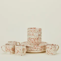 Splatterware Bowl, Set of 4