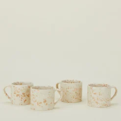Splatterware Mug, Set of 4