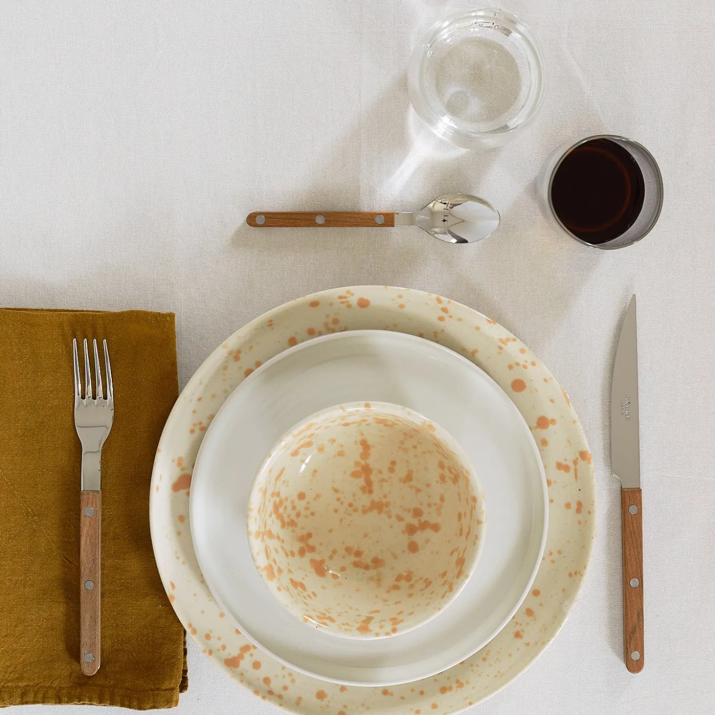 Splatterware Plate, Set of 4