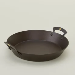 Spun Iron Two Handled Saute Pan