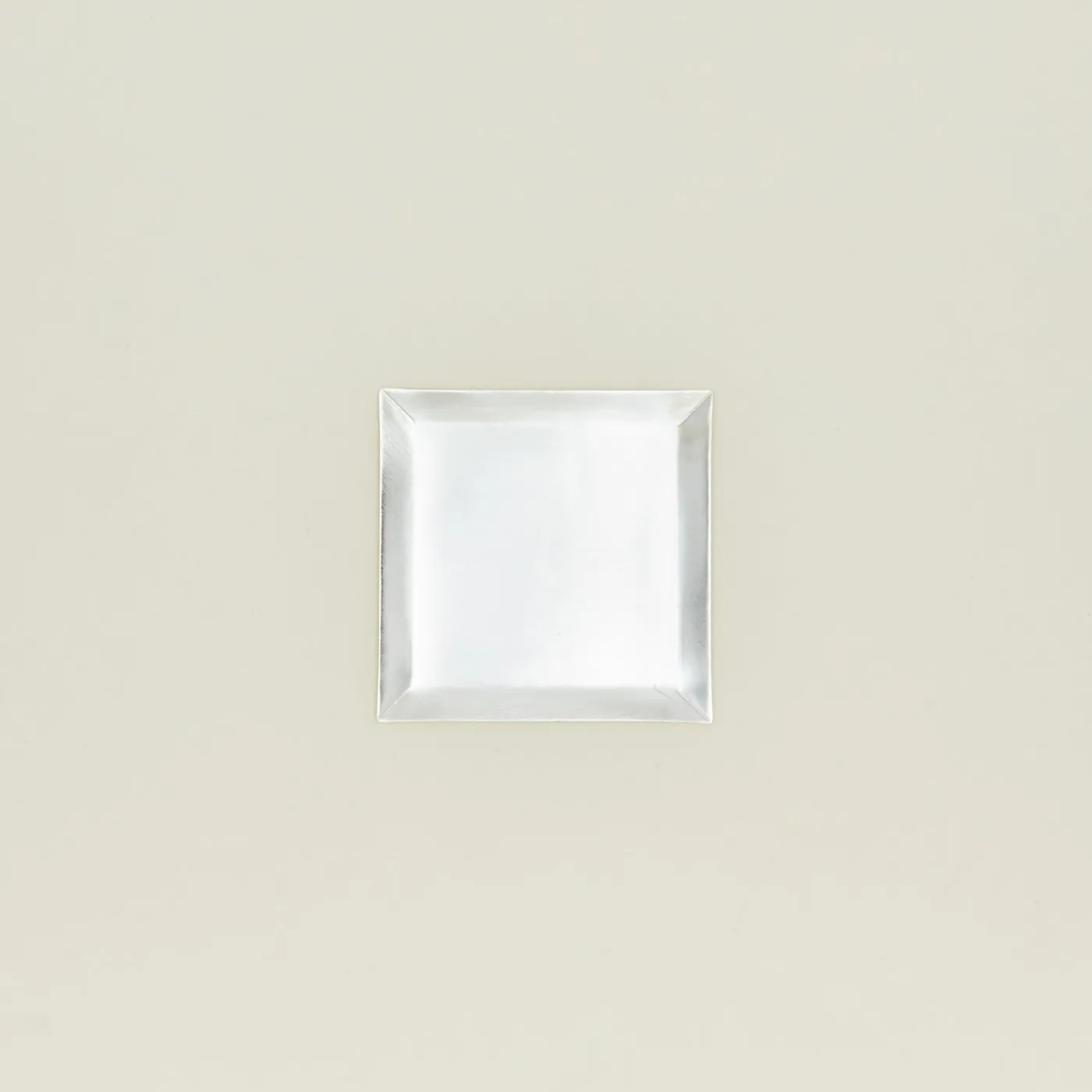Square Silver Plate