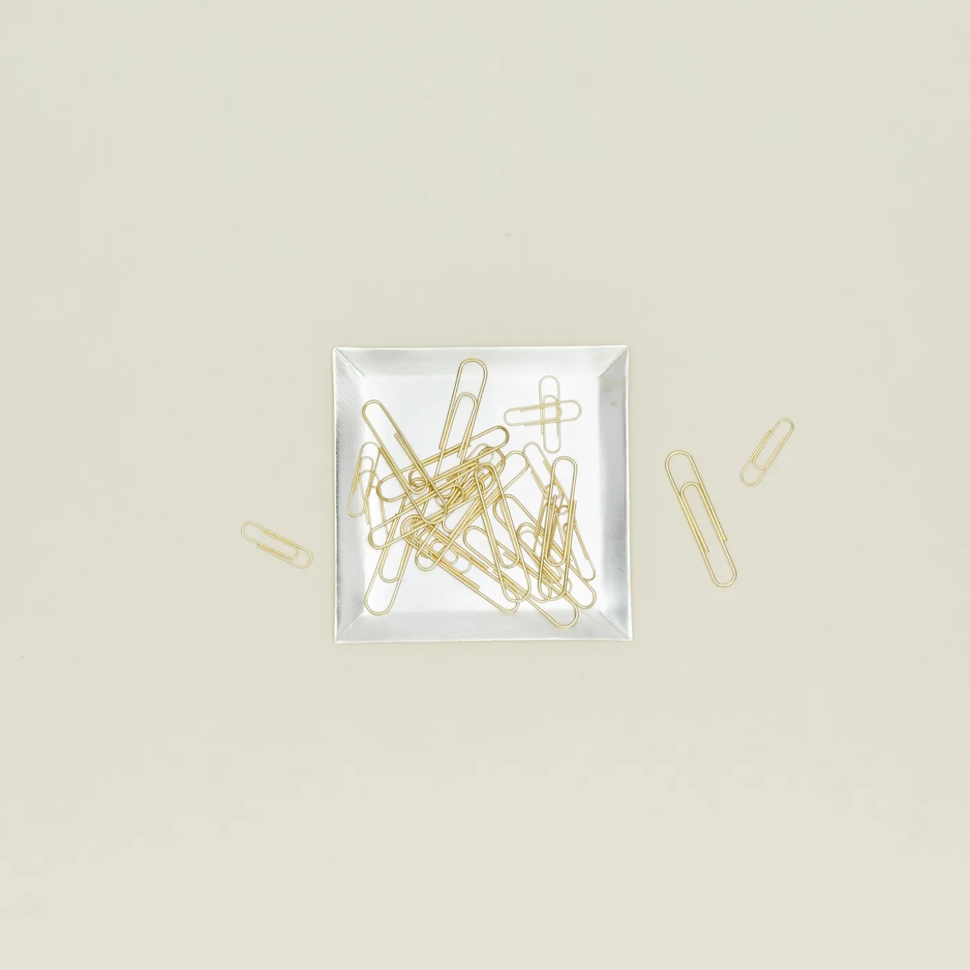 Square Silver Plate