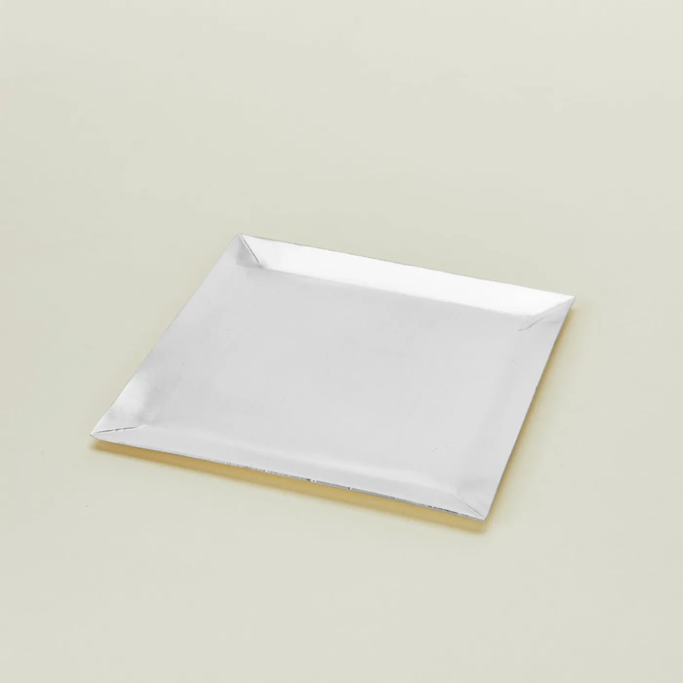 Square Silver Plate