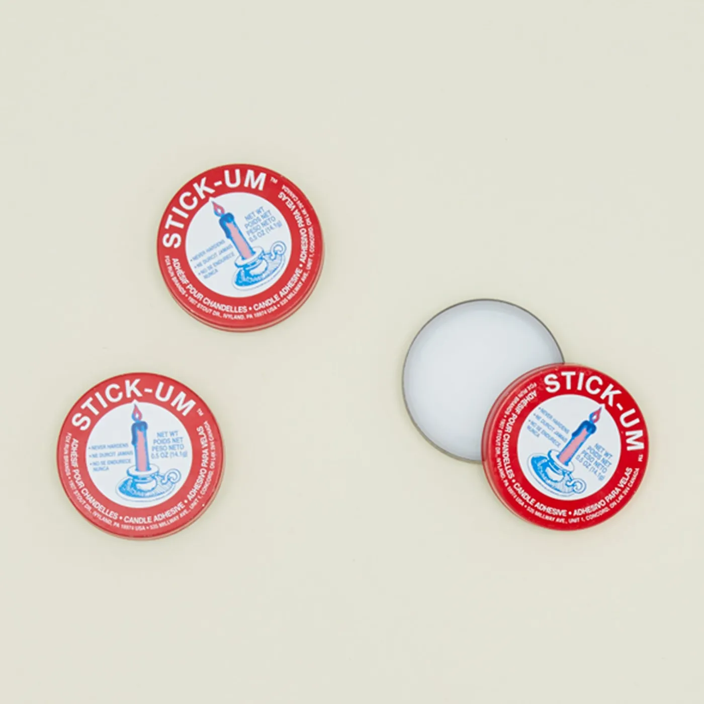 Stick-Um Candle Adhesive, Set of 3