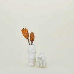 Stoneware Peg Vase