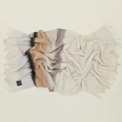 Stripe Mohair Throw